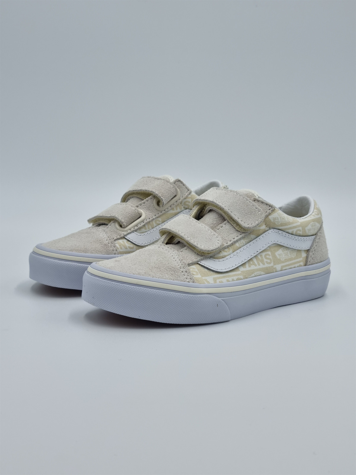 uy old skool v textile marshmallow/true white