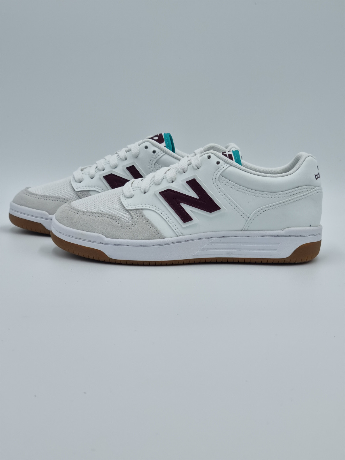 480 j cuir blanc/violet/bleu