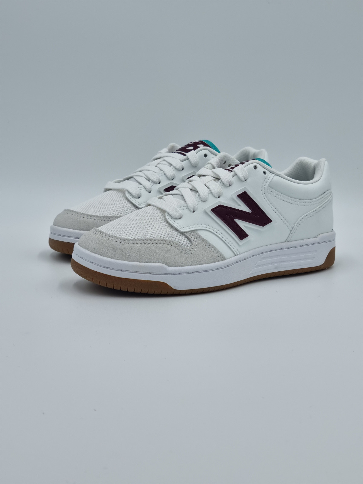 480 j cuir blanc/violet/bleu