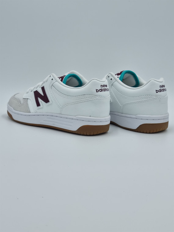 480 j cuir blanc/violet/bleu