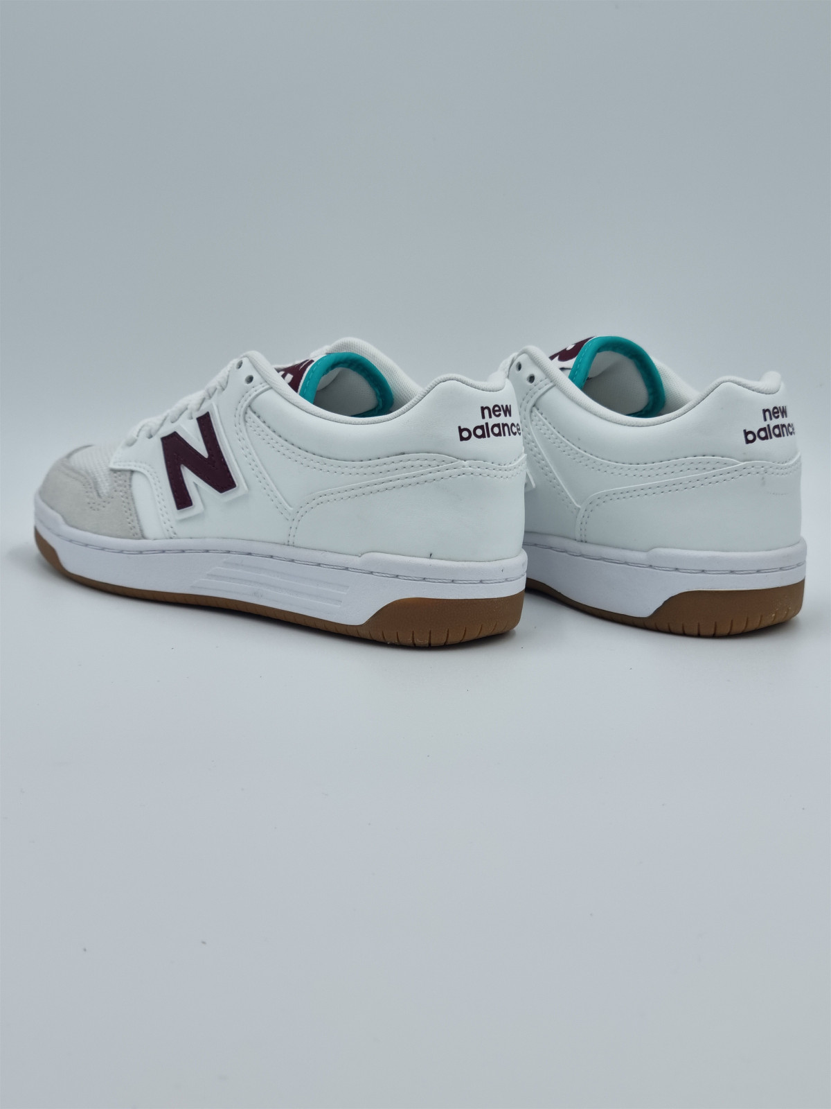 480 j cuir blanc/violet/bleu