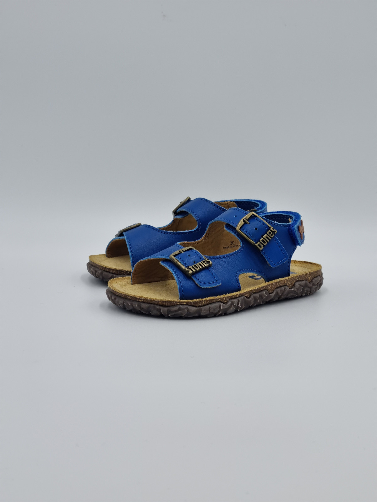 wham cuir electric blue/cognac