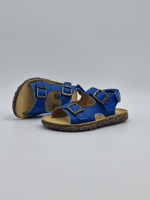 wham cuir electric blue/cognac