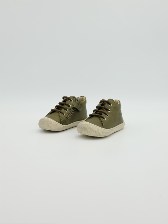 cocoon zip nappa spazzsole bone stone