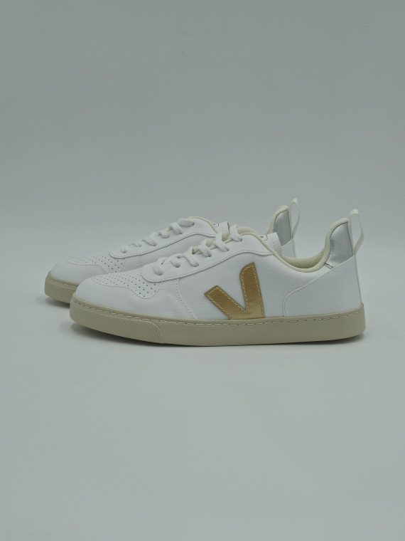 v-10 l textile white_platine_silver