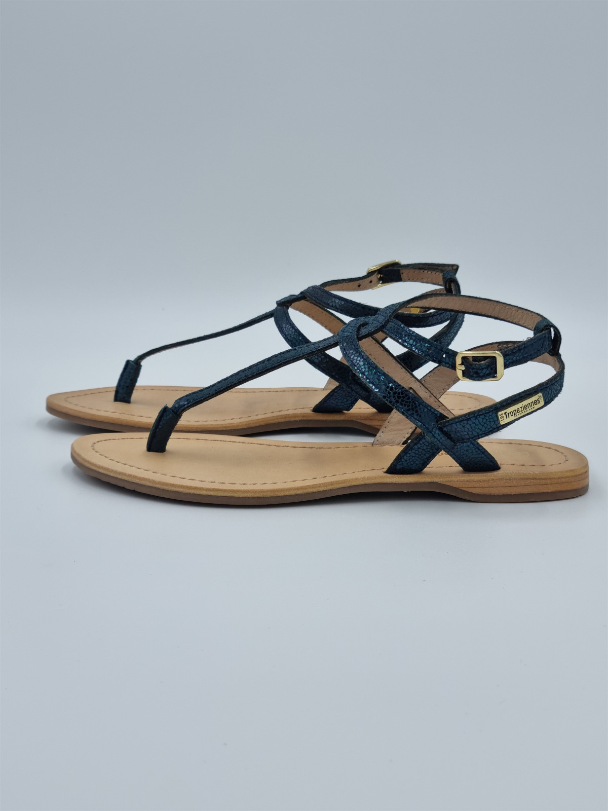 hamado cuir bleu