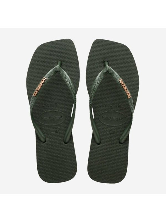 square logo f caoutchouc kaki