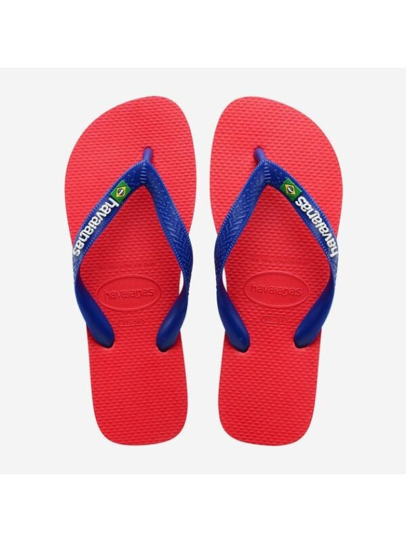 brasil logo f hav caoutchouc navy blue / red