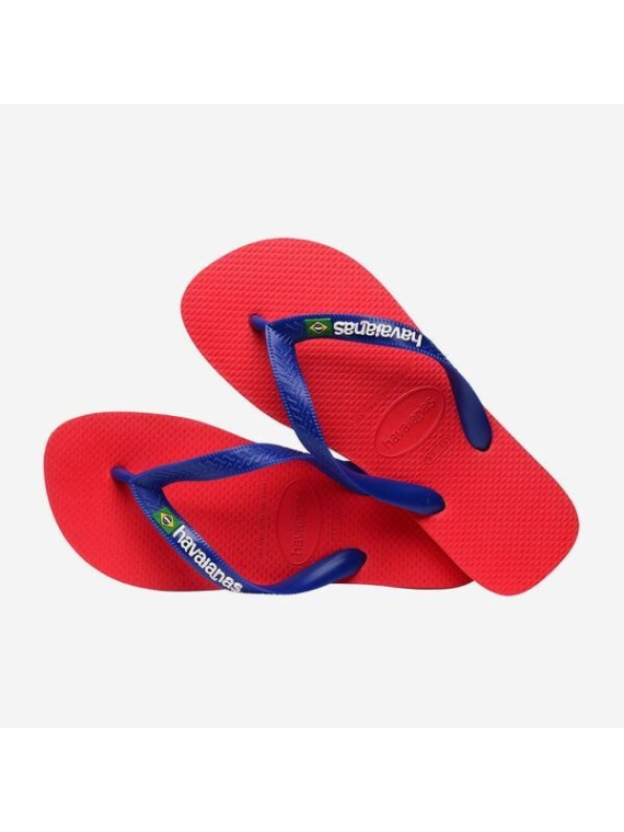 brasil logo f hav caoutchouc navy blue / red