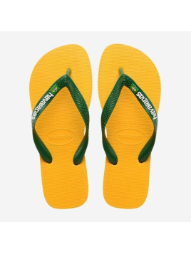 brasil logo e hav caoutchouc yellow pop