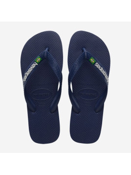 brasil logo h hav caoutchouc navy blue