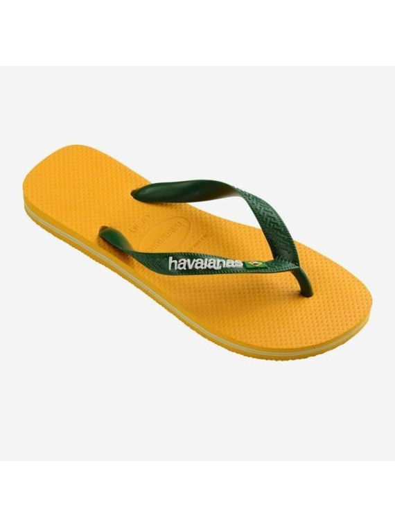 brasil logo h hav caoutchouc yellow pop