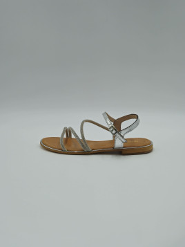 hoctavy cuir/synthétique argent