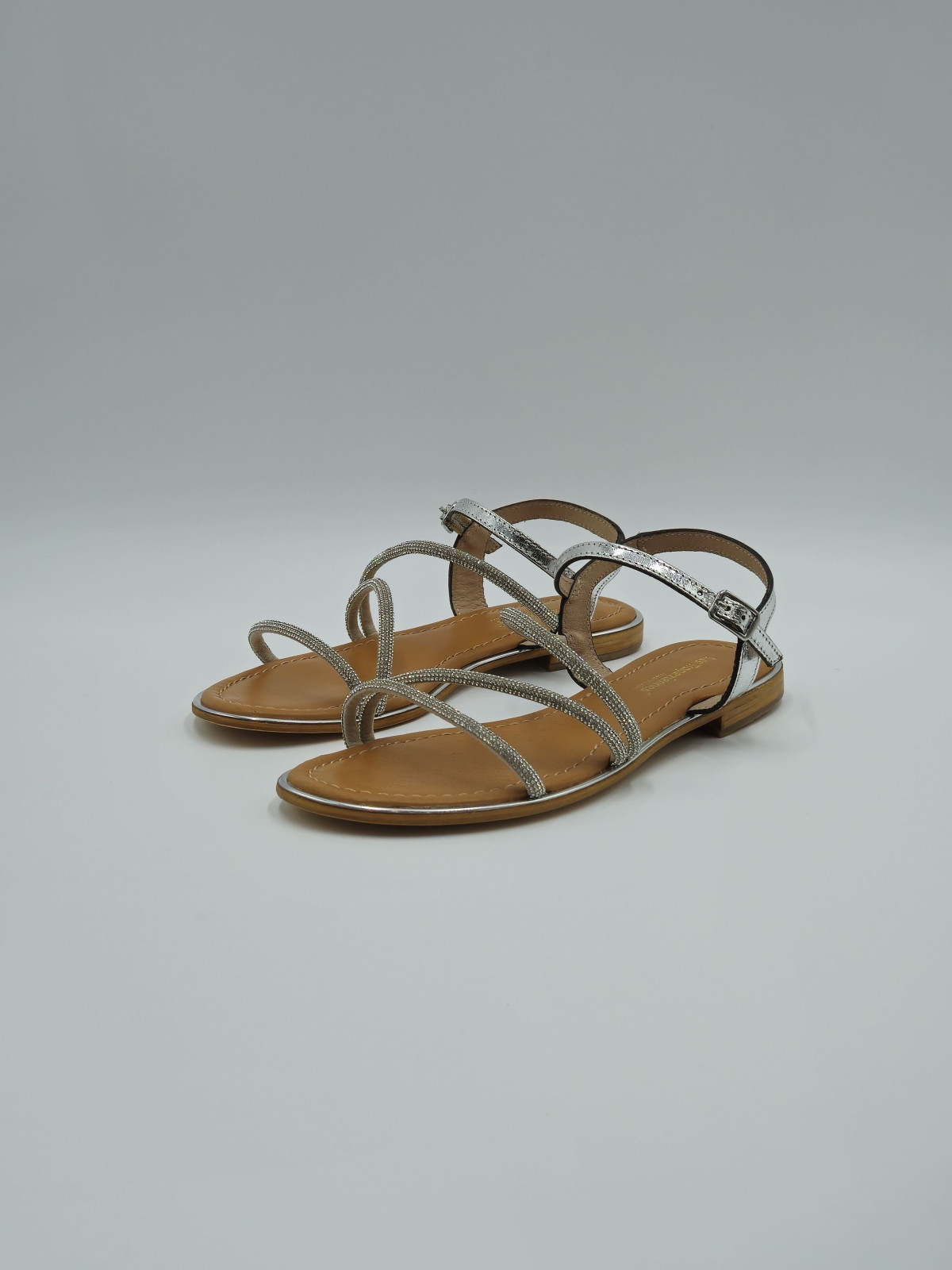 hoctavy cuir/synthétique argent