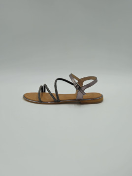 hoctavy cuir/synthétique argent foncé