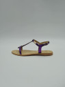 hamat cuir violet
