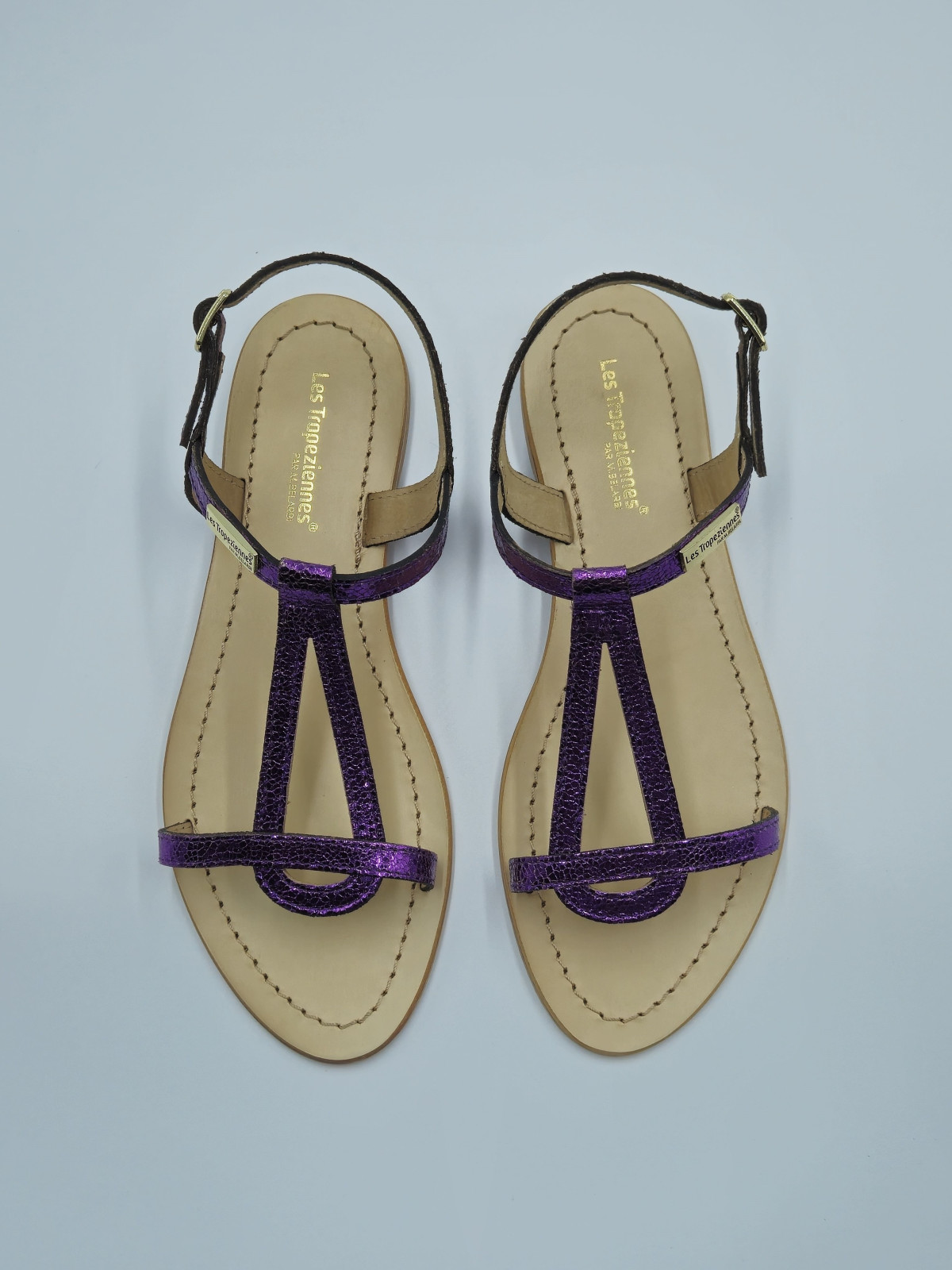 hamat cuir violet
