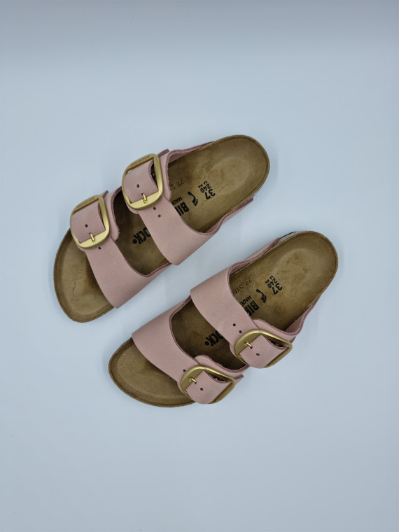 arizona big buckle cuir rose