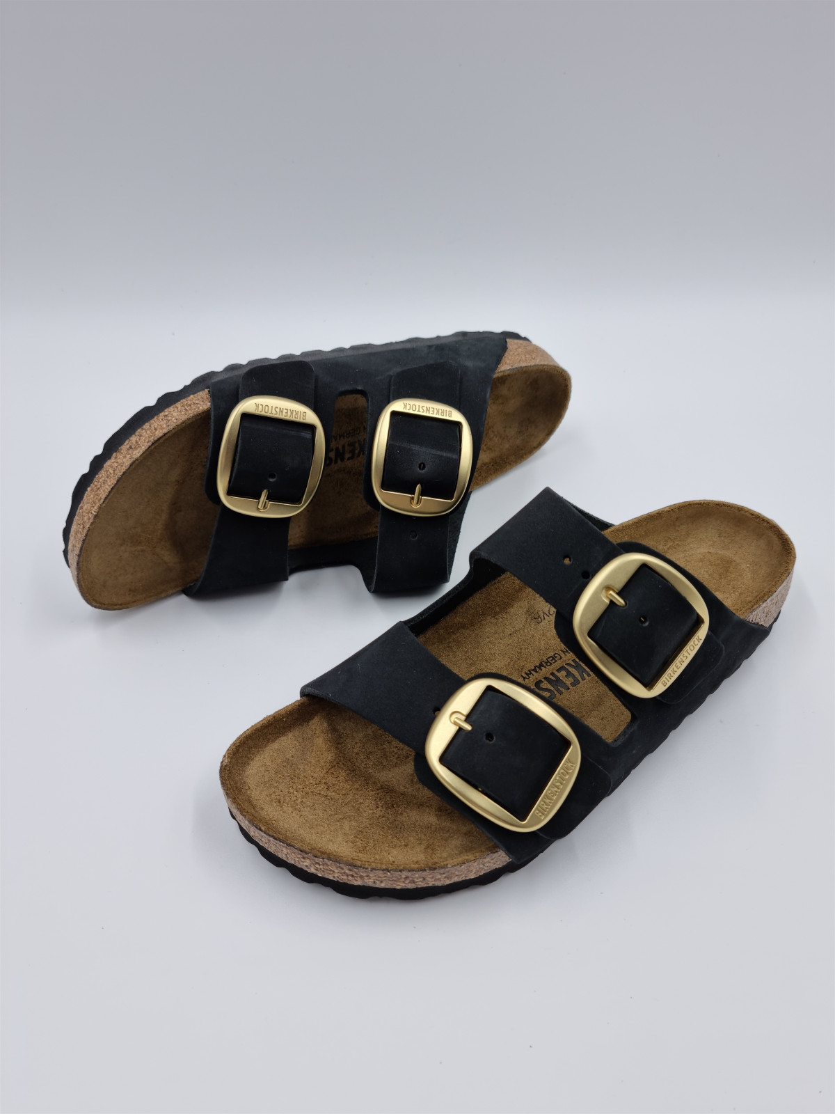 arizona big buckle cuir noir