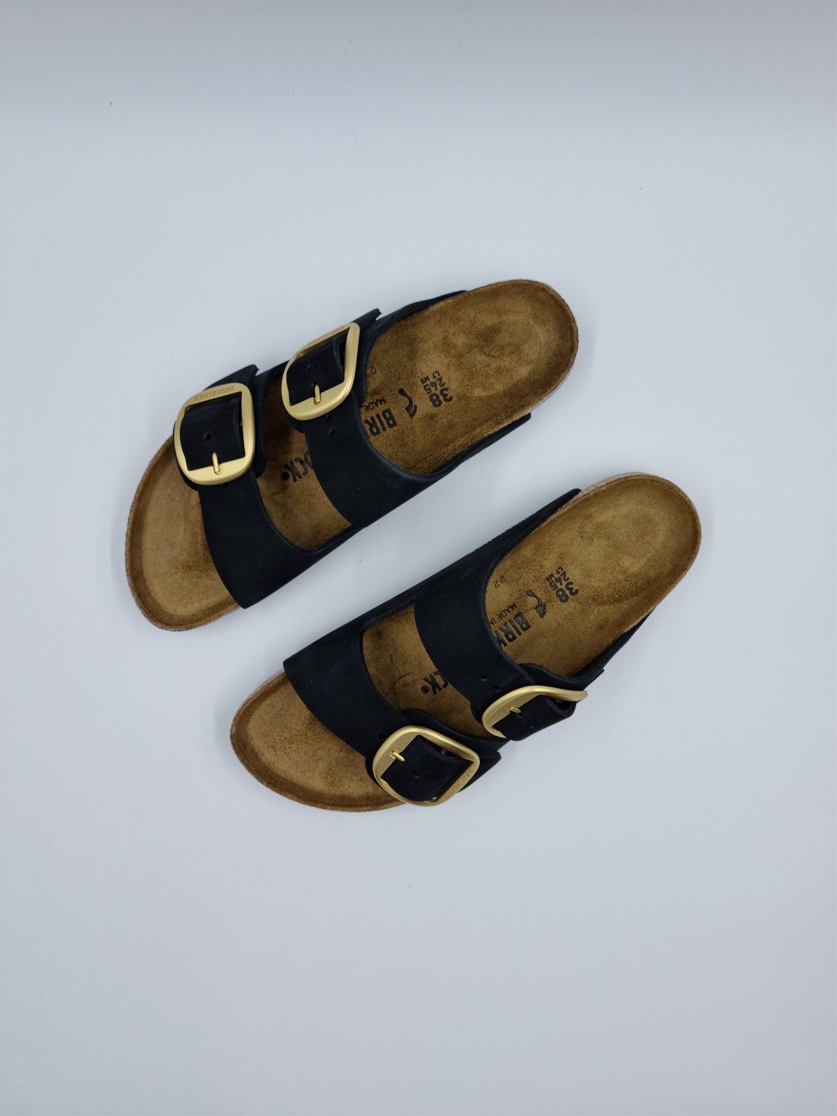 arizona big buckle cuir noir