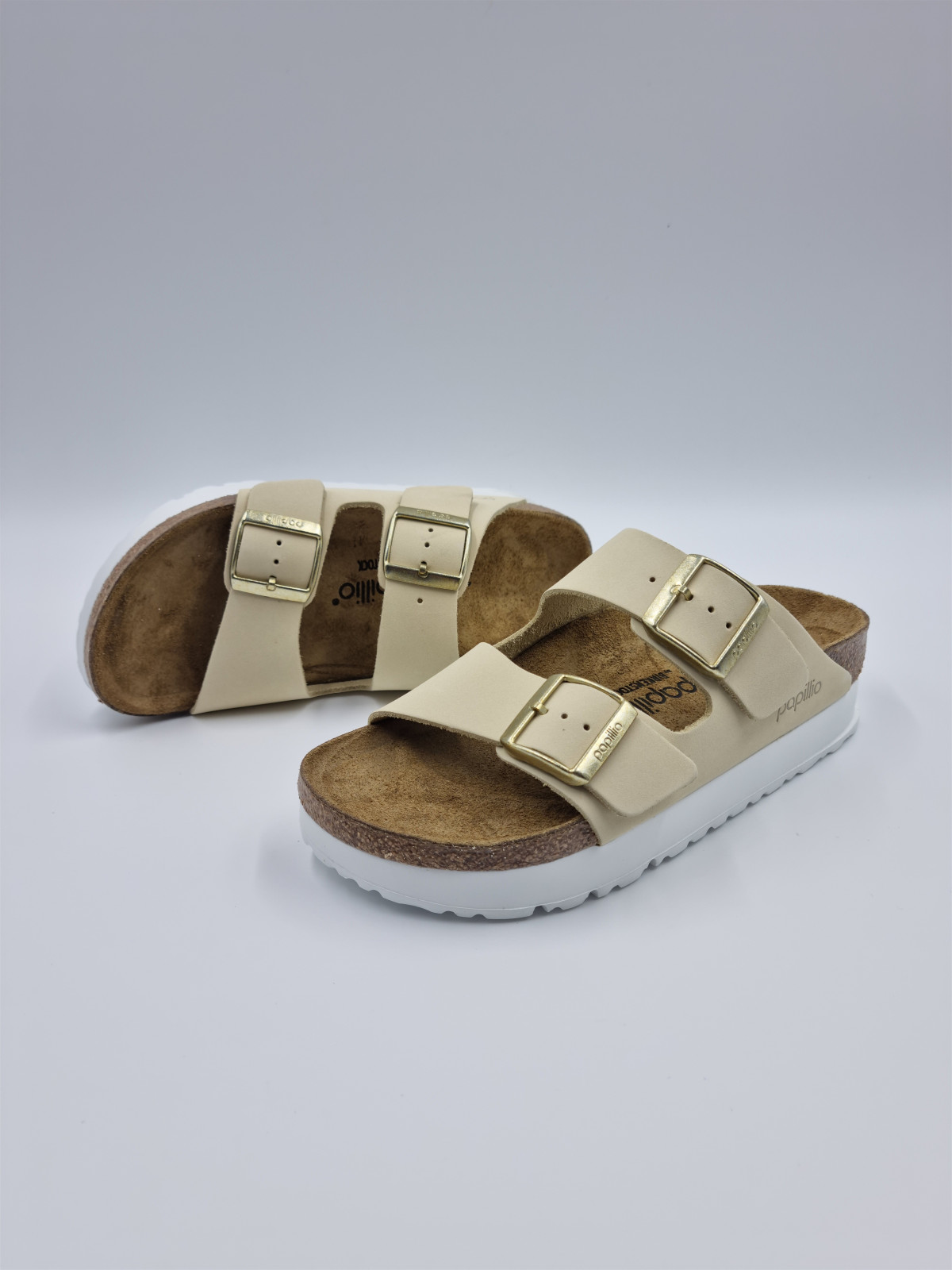 arizona platform fle nubuck ecru