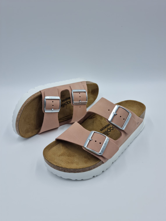 arizona platform fle nubuck rose