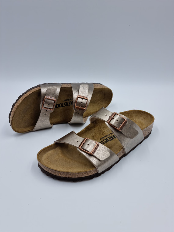 sydney cuir/autre matière taupe