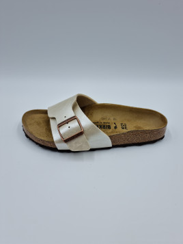 catalina cuir/autre matière blanc perle