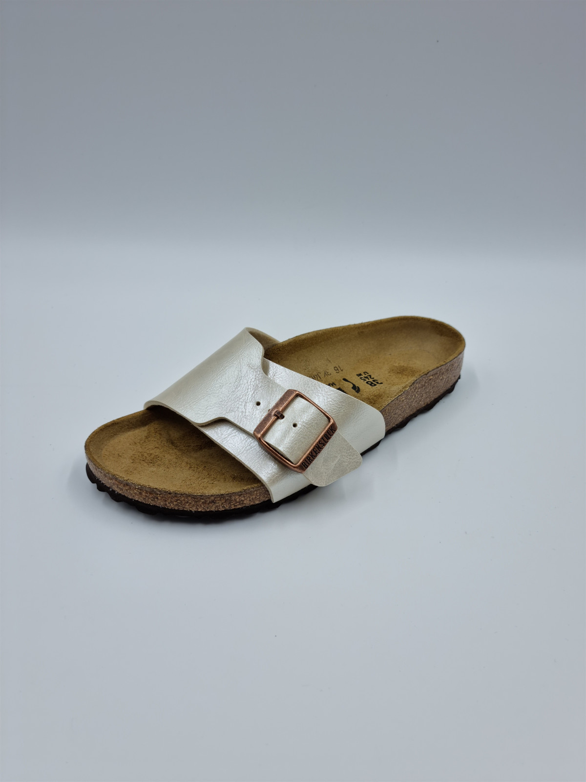 catalina cuir/autre matière blanc perle