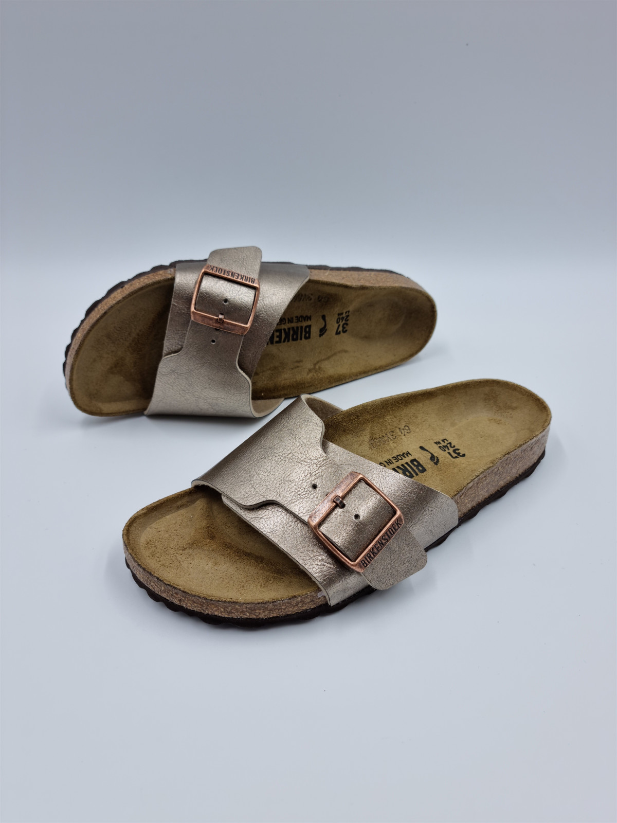 catalina cuir/autre matière taupe