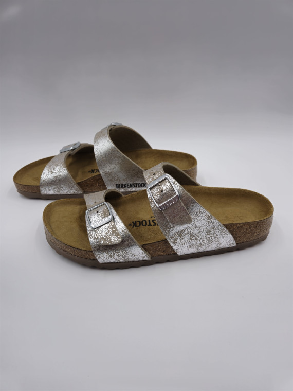 sydney cuir/autre matière argent