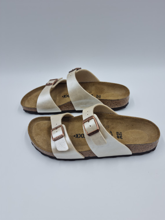 sydney cuir/autre matière blanc