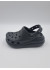 crush clog pu. black