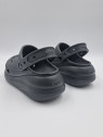 crush clog pu. black