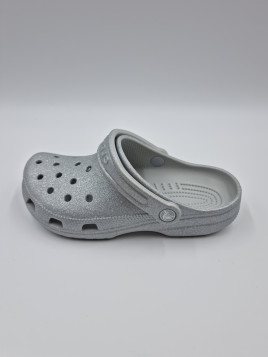 classic glitter w pu. silver glit