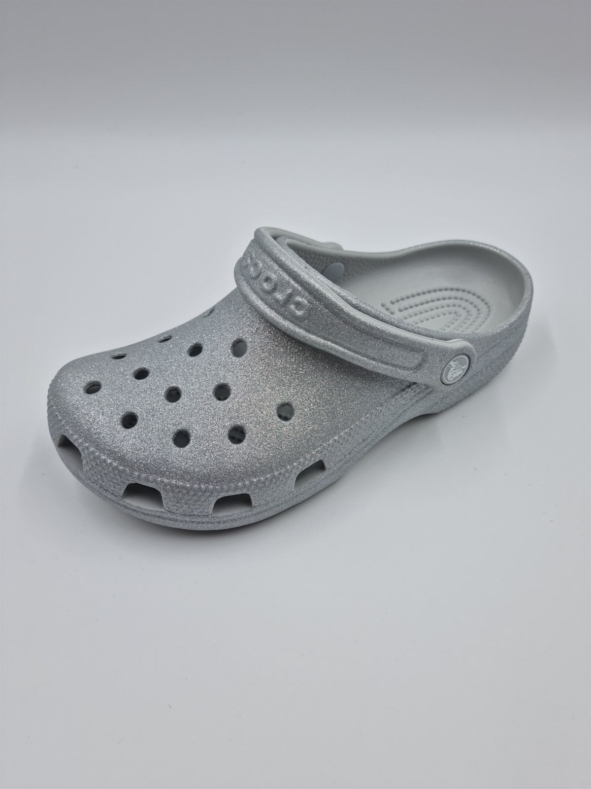 classic glitter w pu. silver glit