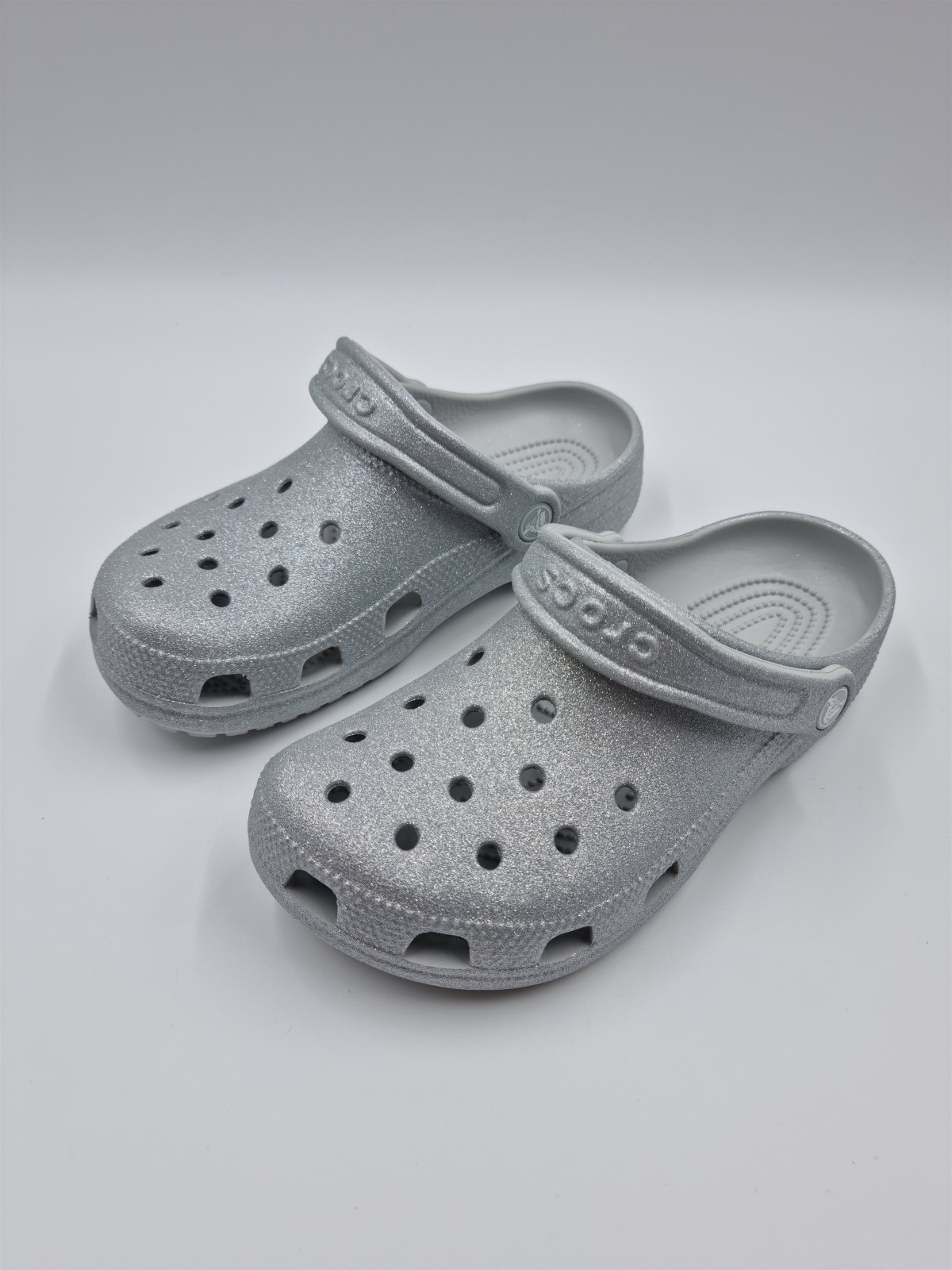 classic glitter w pu. silver glit