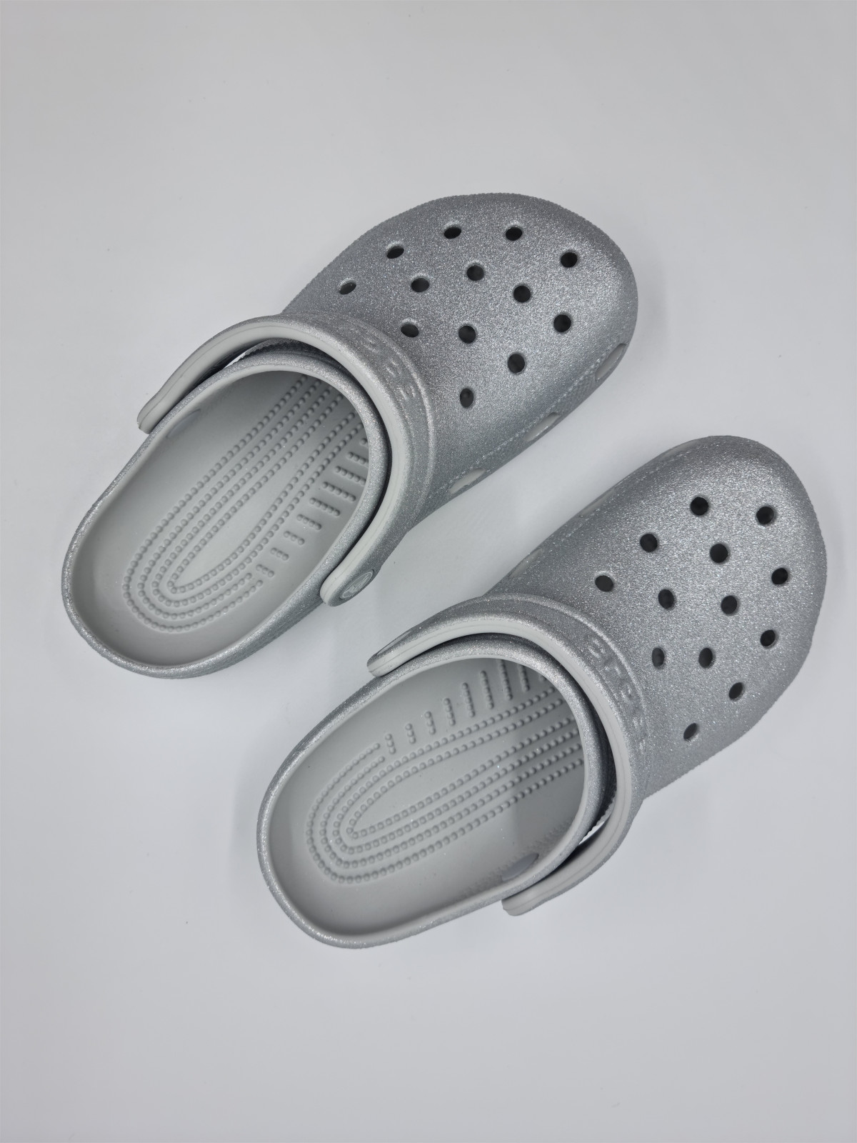 classic glitter w pu. silver glit