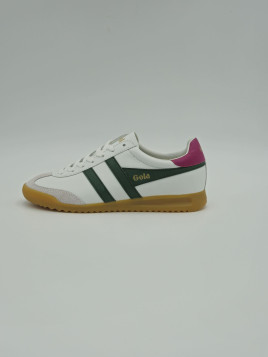 torpedo cuir white/evergreen/fuchsia