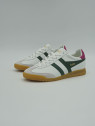 torpedo cuir white/evergreen/fuchsia