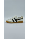 torpedo cuir blanc