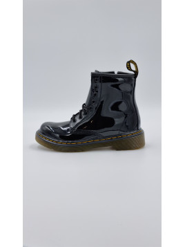 1460 j cuir vernis noir