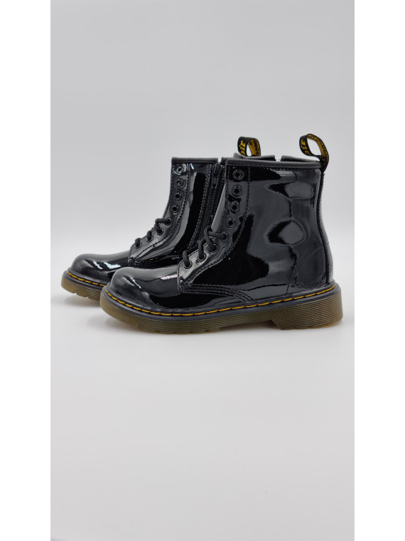 1460 j cuir vernis noir