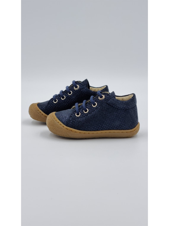 cocoon suede met.dots bleu