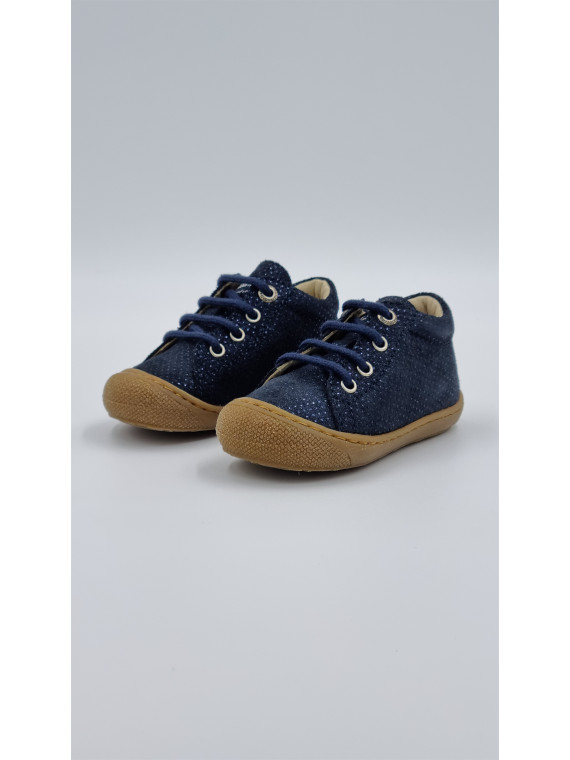 cocoon suede met.dots bleu