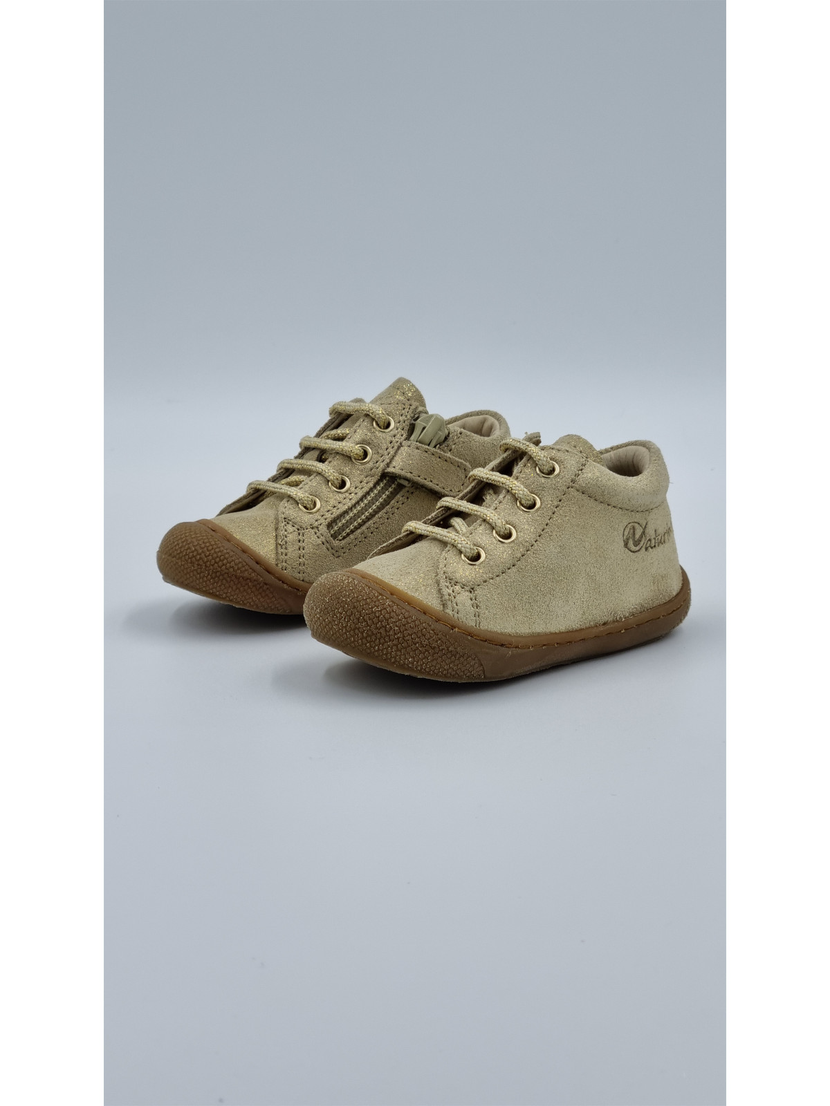 cocoon zip suede glitter or