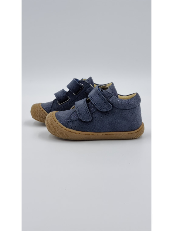 cocoon vl suede met.dots bleu