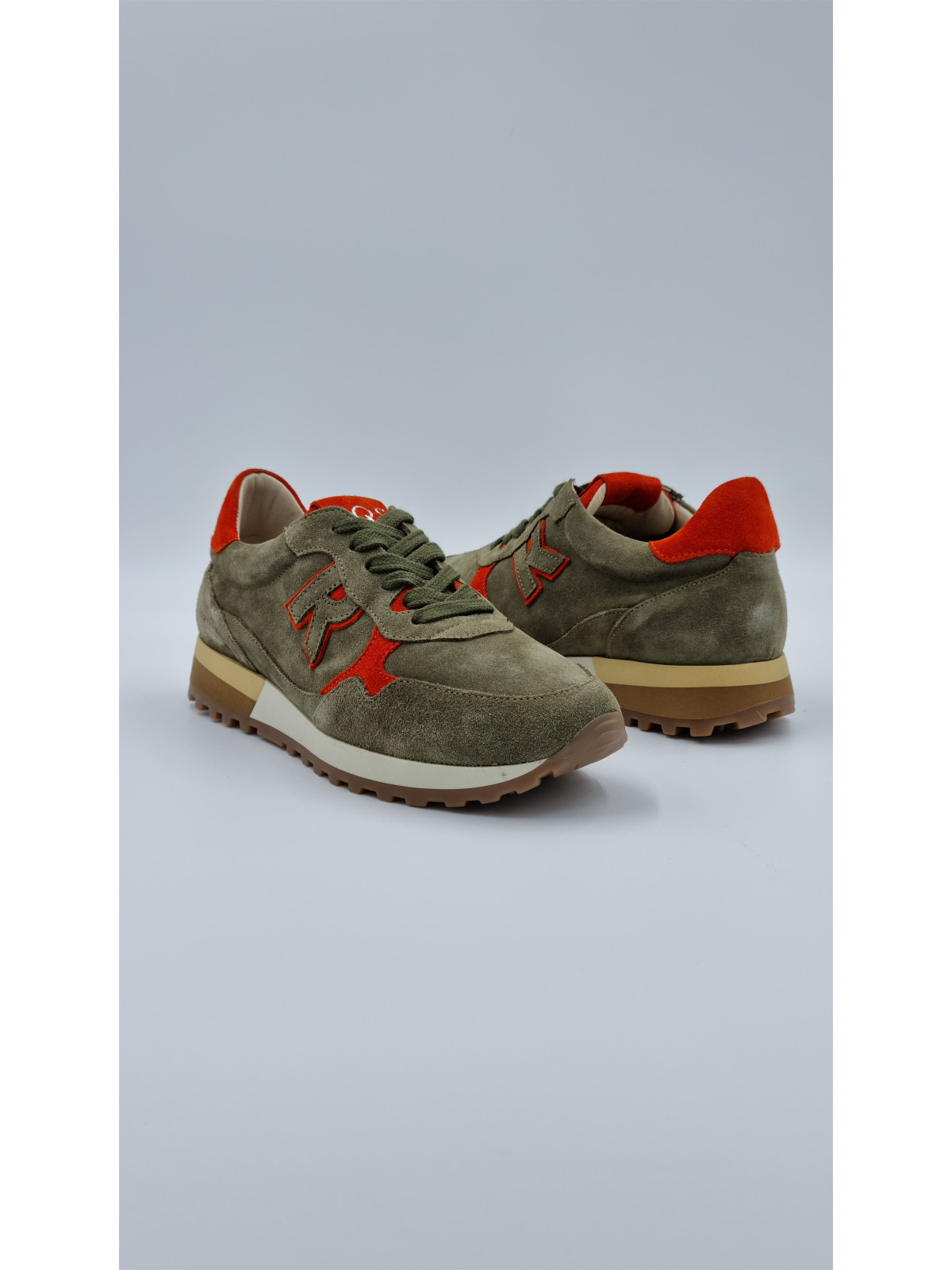 mania cuir/velours vert