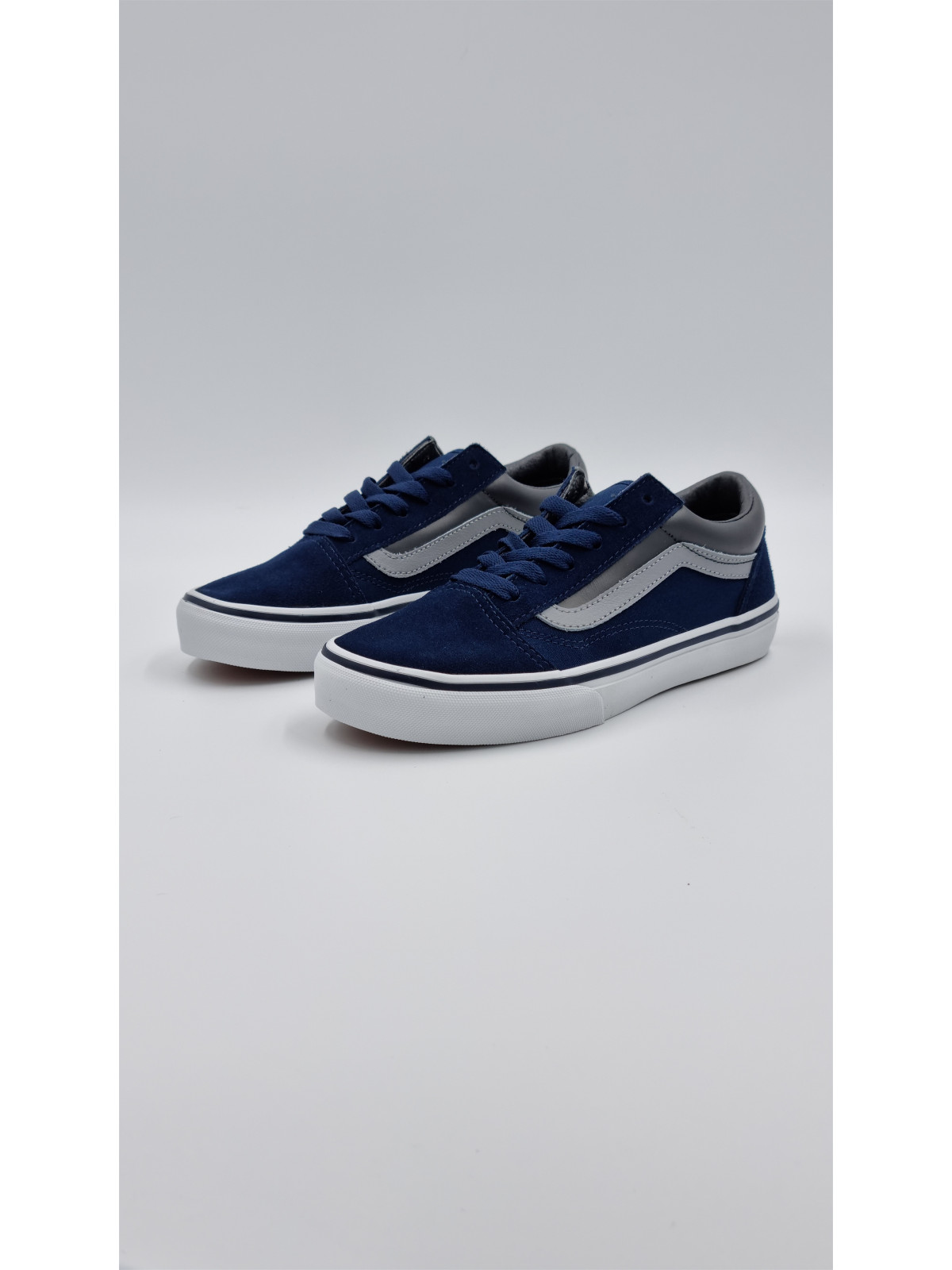 old skool. nubuck/textile marine