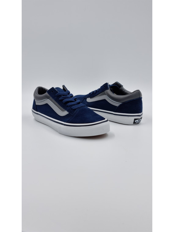 old skool. nubuck/textile marine